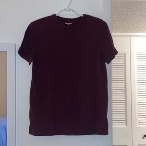 Maroon - Small - Goodfellow - Tshirt